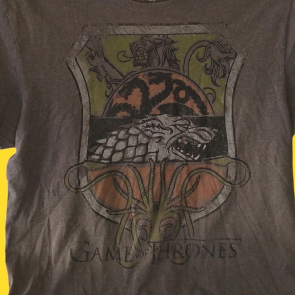 Game of Thrones grey short sleeve tee shirt M - Picture 3 of 7